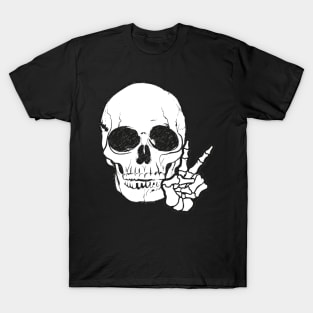 Skull Peace Sign T-Shirt